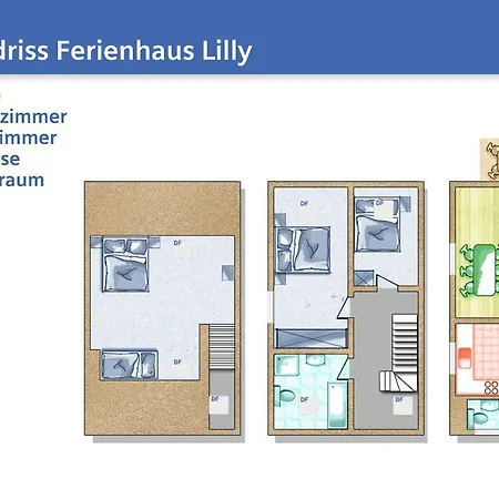 펜션 Ferienhaus Lilly Lancken